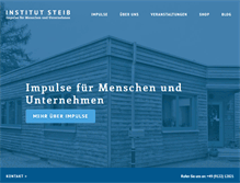 Tablet Screenshot of institutsteib.de